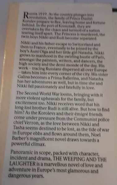 Books :  The Weeping and the Laughter - Noel Barber , hardcover