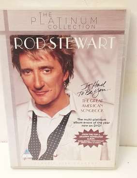 DVD music  - Rod Stewart  , platinum collection - excellent condition