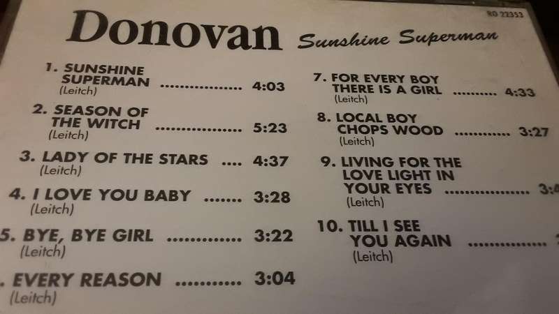 CD music  :  Donovan