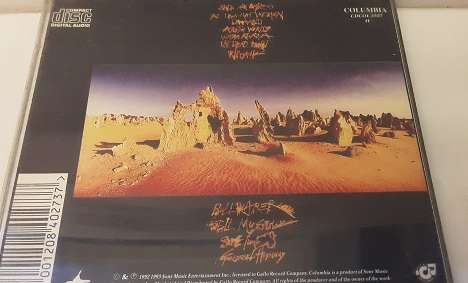 CD Music -  Midnight Oil , Diesel and Dust  , good condition