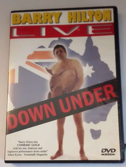 DVD movie  :  Barry Hilton   - Live - comedy good condition