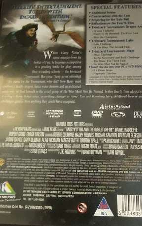 DVD Movie - Harry Potter , Goblet of fire  - two - disc special edition - good condition