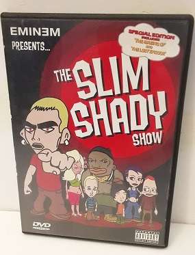 DVD  video  :  Eminem the Slim Shady  - good condition