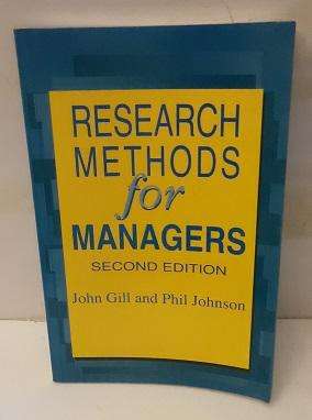 Book :  Research Methods for Managers , John Gill and Phil Johnson