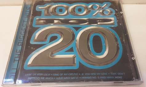CD Music -  100% Top 20  , good Condition