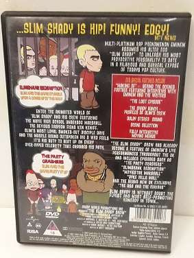 DVD  video  :  Eminem the Slim Shady  - good condition