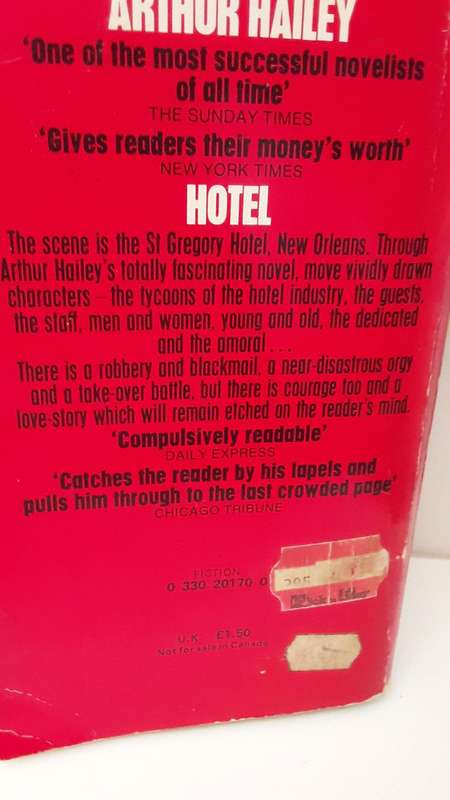 Book : Hotel , Arthur Hailey