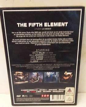 DVD movie  :  The Fifth Element  with case and sleeve cover