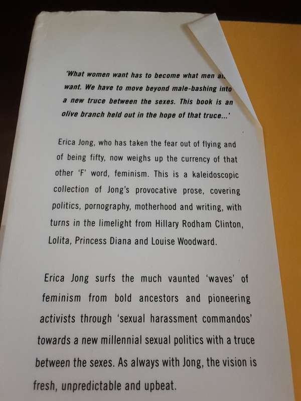 Books  - What do Women Want , Erica Jong hardcover