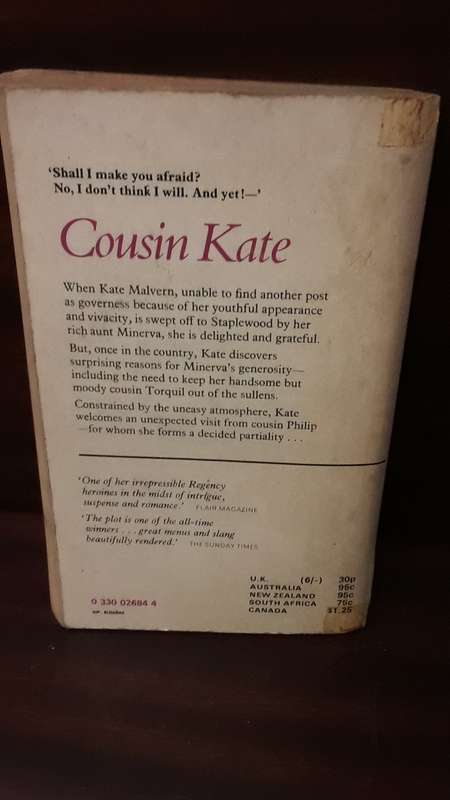 Book - Cousin Kate , Georgette Heyer