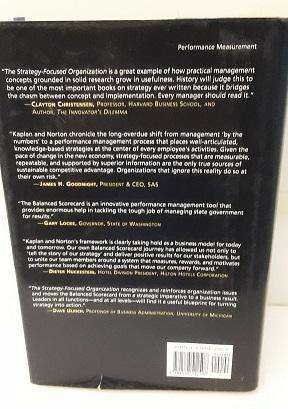 Book :The Strategy - Focused Organization - Robert  S Kaplan , David P Morton