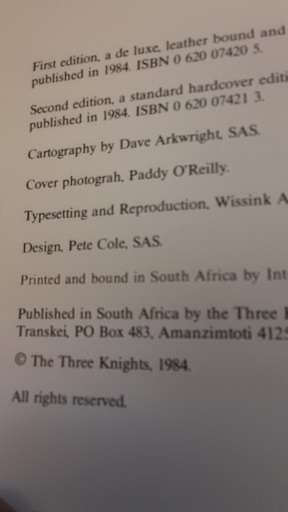 Book :   The Elite: The Story of the Rhodesian Special Air Services by B. Cole