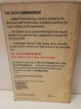 Book :  The sixth command- ment , Lawrence Sanders