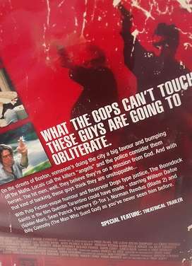 DVD  movie : The Boondock Saints  - good condition