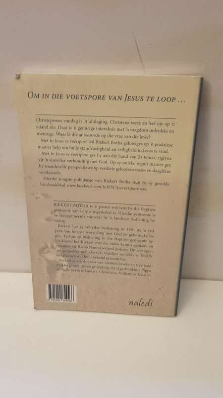BOOK -In Jesus se Voetspore - Riekert Botha