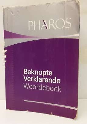 Book -  Beknopte Verklarende Woordeboek - Pharos