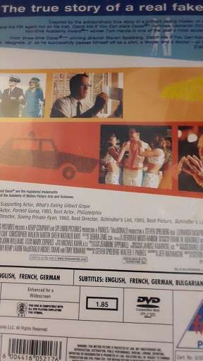 DVD Movie - Catch Me if you Can , Leo Dicaprio , Tom Hanks - good condition