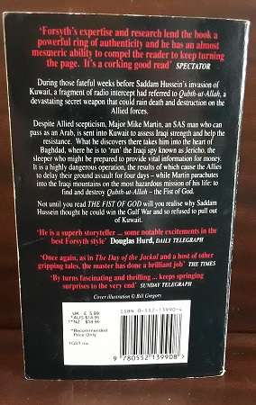 BOOKS - The fist of God , Frederick Forsyth