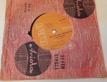 Vinyl Record  - 7" , The Sweet , Funny funny , you're not wrong for loving me - good condition