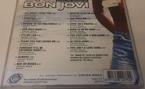 CD Music -  Bon Jovi  Cross Roadf  - good condition