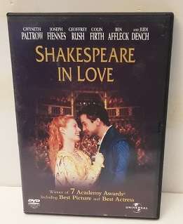 DVD Movie -  Shakespeare in Love  , good condition