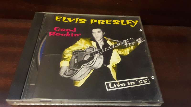 CD music  :  Elvis Presley , good rocking live in  '55