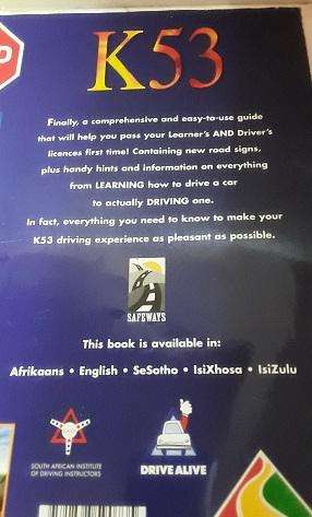 Book :     The official K53 Learner's and Driver's Manual
