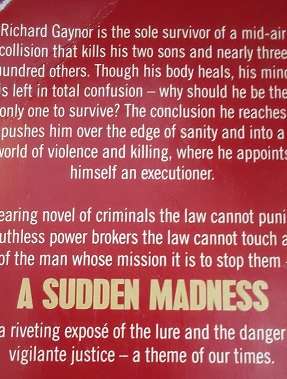 Books :    A Sudden Madness - Norman Garbo