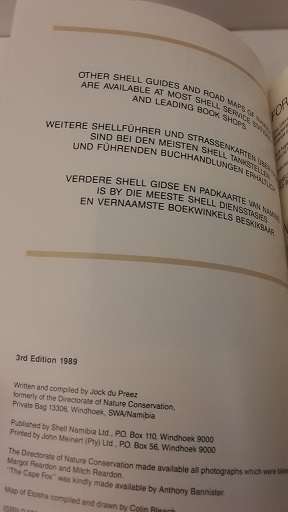 Book : Animals of Etosha , die tiere in Etosha , diere van Etosha