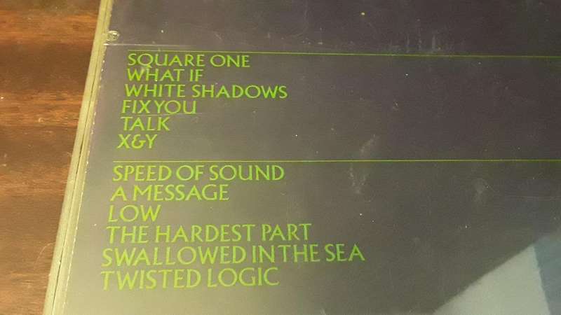 CD music  : Coldplay