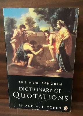 BOOKS - Dictionary of Quotations  , J M and M J COHEN