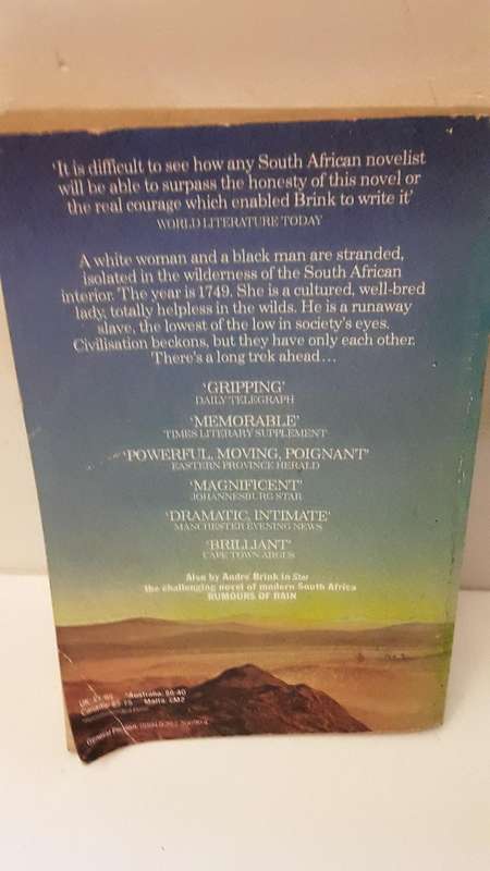 Book : An Instant in the Wind , Andre Brink
