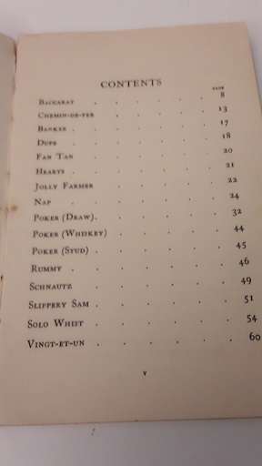 Book :  Sixteen Gambling Games in Twenty Minutes