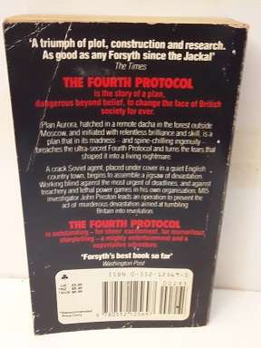 Book : The Fourth Protocol - Frederick Foresyth