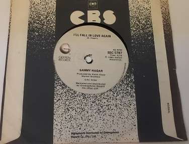 Vinyl Record  - 7" ,  Sammy Hagar ,  I'll fall in love again , Journey - good condition