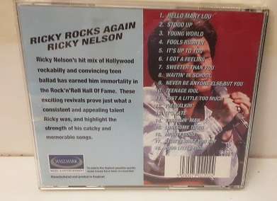 CD Music - Ricky Nelson  - excellent condition