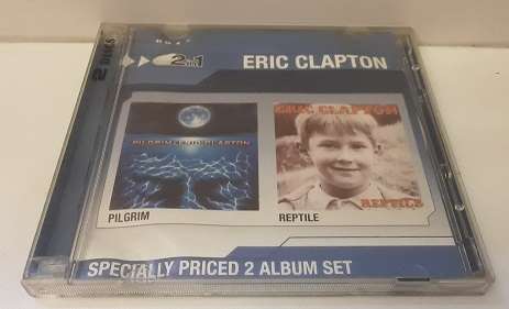 CD Music - Eric Clapton Pigrim and Reptile 2 Album Set - good condition