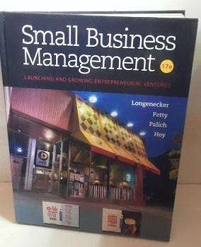 Book :   Small Business Management: Launching & Growing Entrepreneurial Ventures