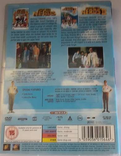 DVD movie  : Revenge of the Nerds 2 disc , good condition