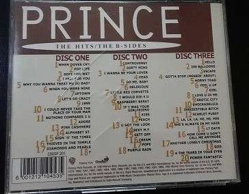 CD music : Prince , 3 disc