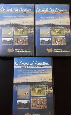 VHS Tapes - Op Soek Na Avontuur - 3 tapes