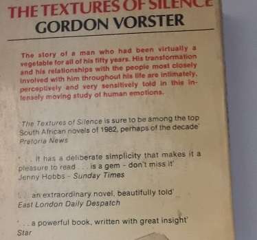 BOOKS - The textures of silence - Gordon Vorster