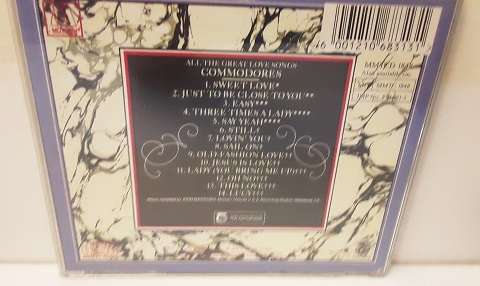 CD Music -   All the Great Commodores Love Songs