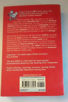 Books  :  The Eyre Affair - Jasper FForde