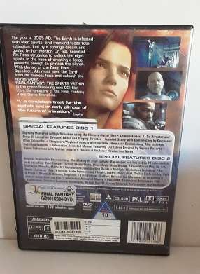 Movie DVD - Fantasy , the Spirits Within 2 Disc