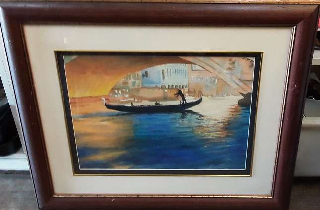 Art Painting -  Framed Painting  signed by Henry Jensen 65 cm x 55 cm