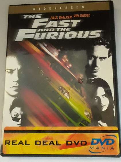 DVD movie  :  The Fast and the Furious  , good condition
