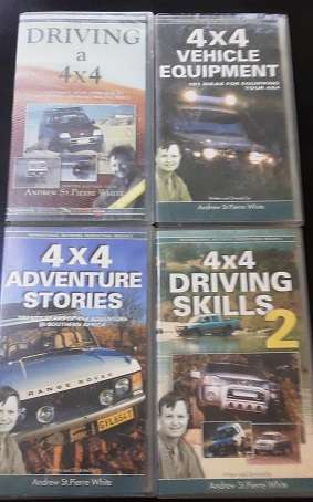 VHS Tapes - 4 x 4 Adventure driving - Andre St Pierre White
