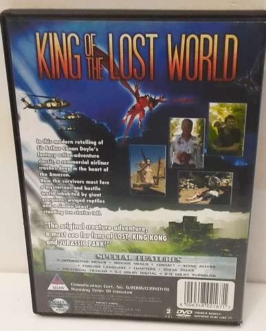 DVD MOVIE -  King of the Lost World  - good condition
