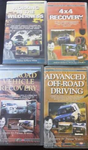 VHS Tapes - 4 x 4 Driving - Andre St Pierre White